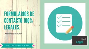 Cómo tener un formulario de contacto legal