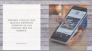 Errores legales que muchas empresas cometen en sus páginas web sin saberlo
